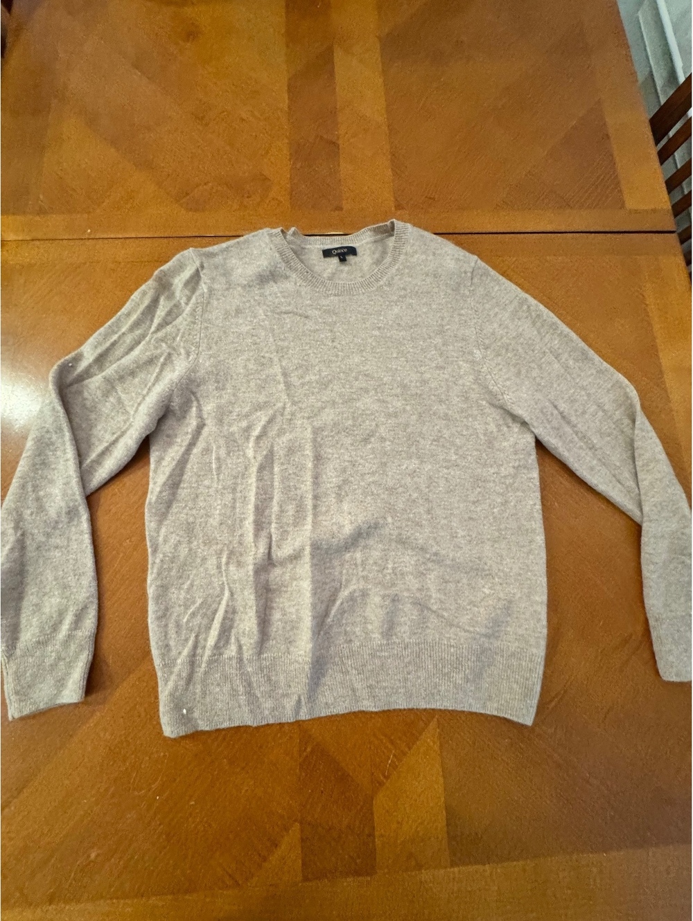 Quince women’s 100% Cashmere Crewneck Sweater Size L 2725